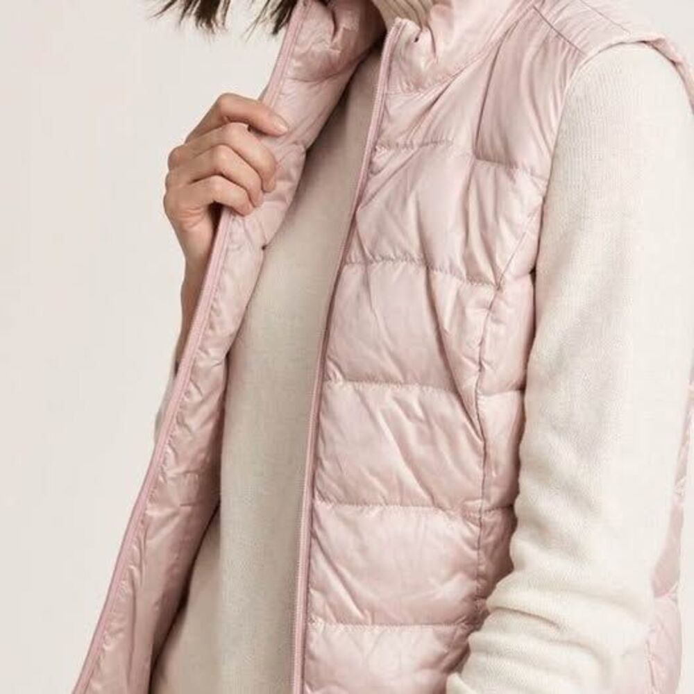 J.Jill 2X Down Puffer Vest blush Pink Size 2X